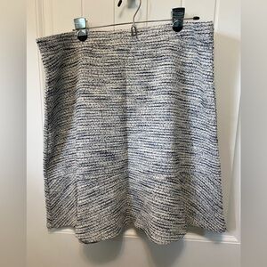 Loft swing skirt. Blue with sparkle fibers. Size XLT.